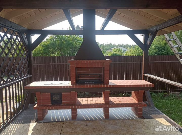 Мангал из кирпича