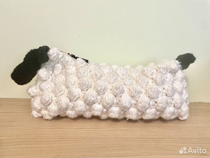 Сумка клатч вязаная Овца Valiko