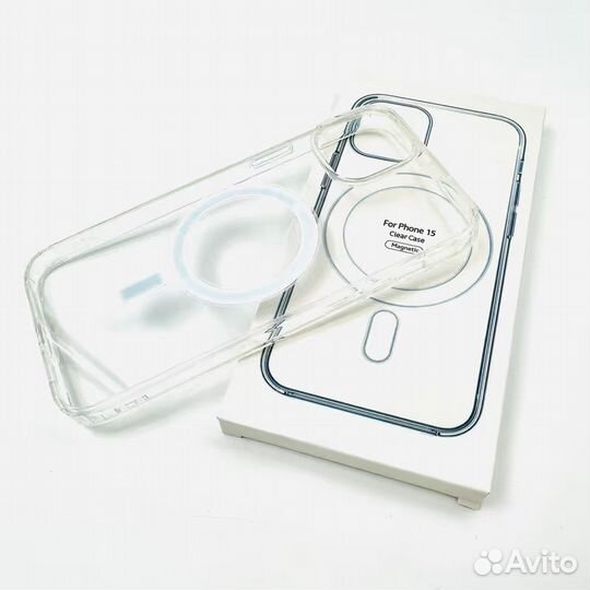 Чехол MagSafe прозрачный для iPhone