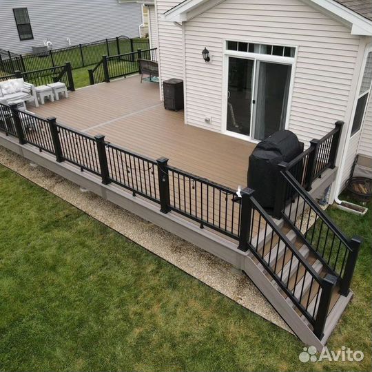 Металлические ограждения, перила