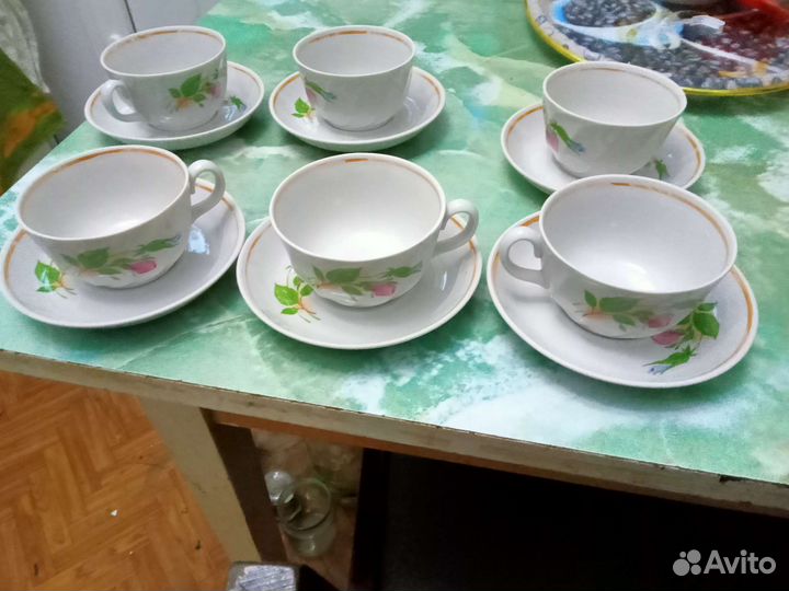 Чайная пара фарфор