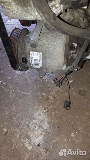 Компрессор кондиционера Сценик 2