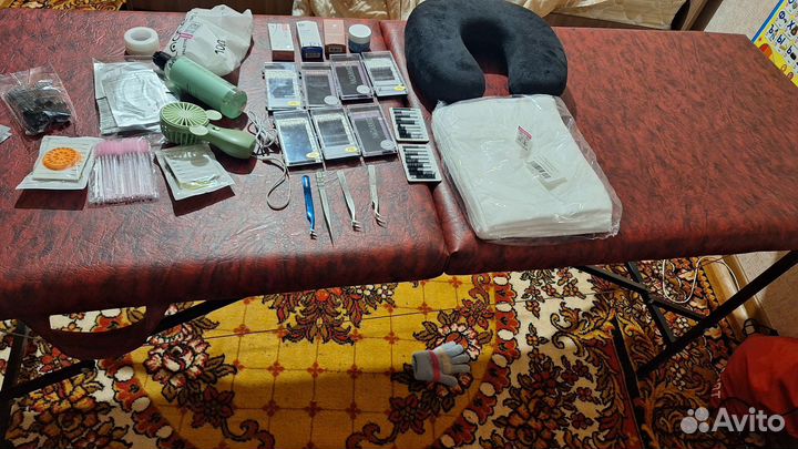 Набор для ногтей и ресниц бу