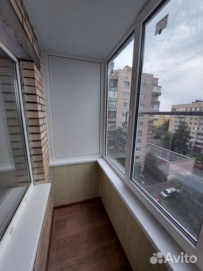 Ремонт балконов остекление утепление и отделка