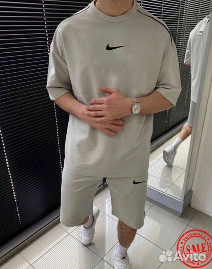 Спортивный костюм nike (футболка+шорты)