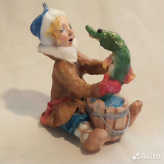 Ватные ёлочные игрушки по русским сказкам