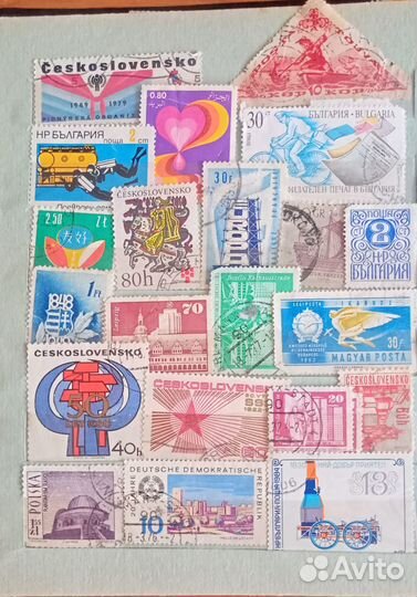 Марки разных стран, эпох, тематики (4)