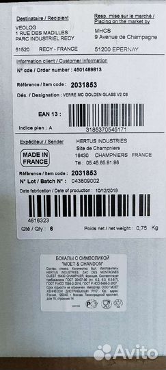 Бокалы для шампанского