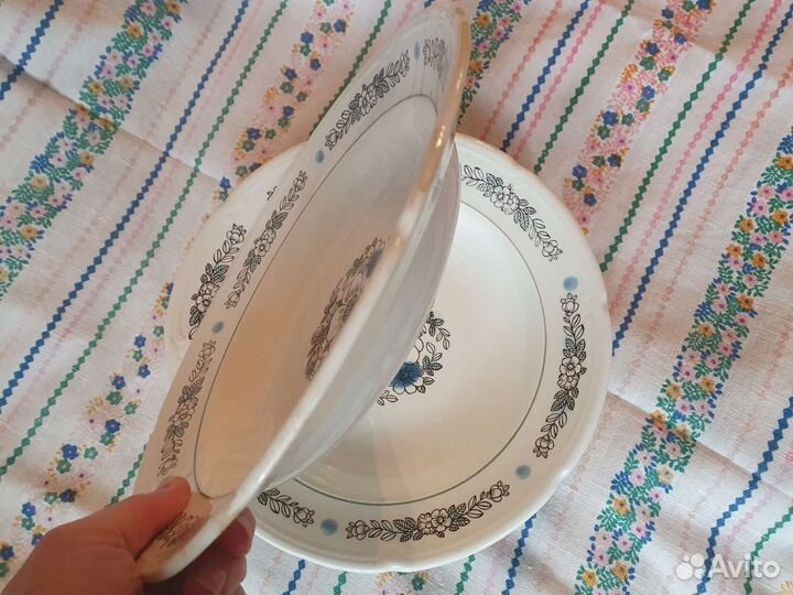 Набор тарелок 5шт зик Конаково СССР