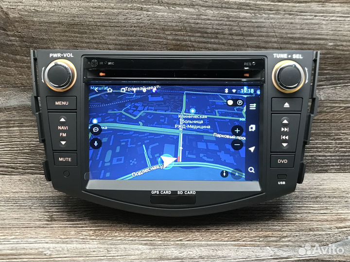 Магнитола Toyota RAV4 3 XA30 с камерой