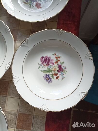 Тарелки суповые глубокие СССР п з