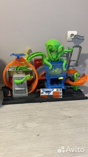 Трек хот вилс автомойка осьминог