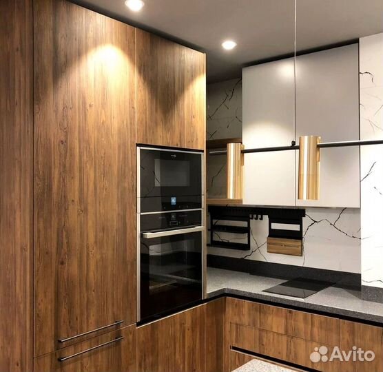 Современная кухня на заказ мдф фасады