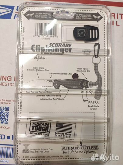 Нож Schrade Cliphanger CH7scpm (made in USA) 1995г