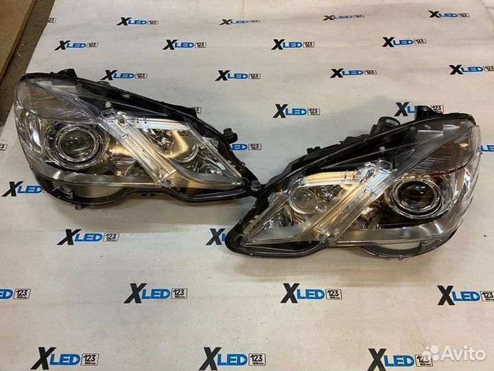 Фара левая правая Mercedes E-class W212 дорест