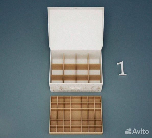 Коробка для хранения елочных игрушек СССР №5