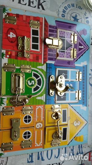 Доска с задвижками Melissa & Doug