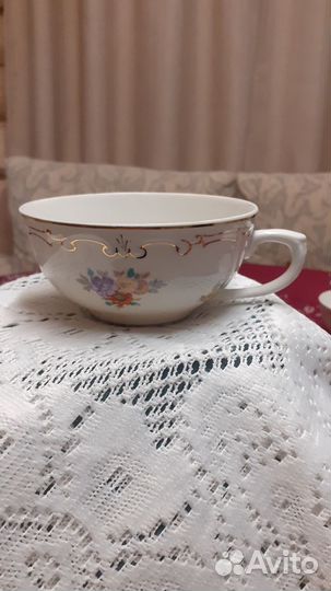 Чайные пара Дулево СССР 1955г фарфор