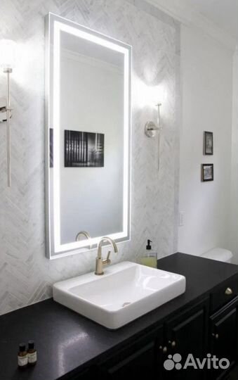 Зеркало светодиододное с подсветкой гримерное