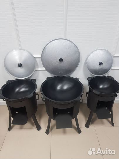 Казан узбекский с пекой