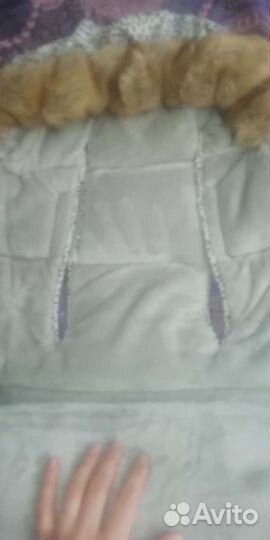 Зимний конверт в коляску