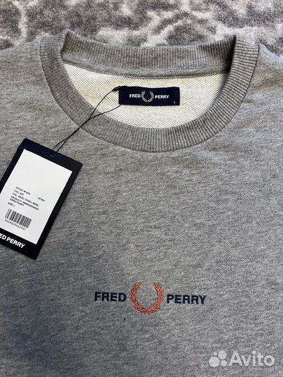 Свитшот fred perry sportwear big logo новый