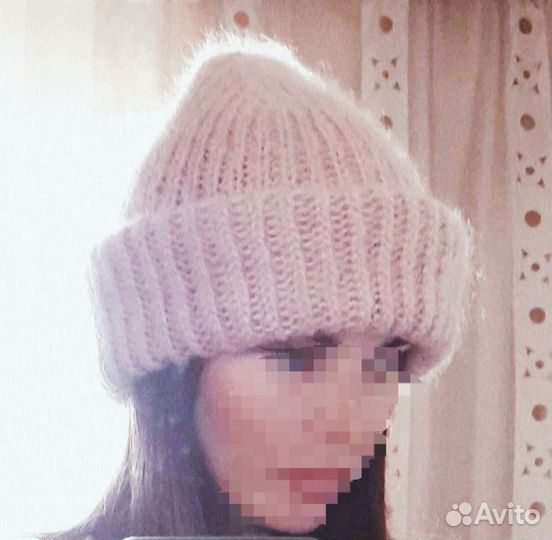 Шапка вязаная женская