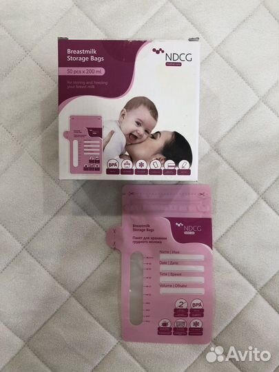 Паучи для хранения грудного молока