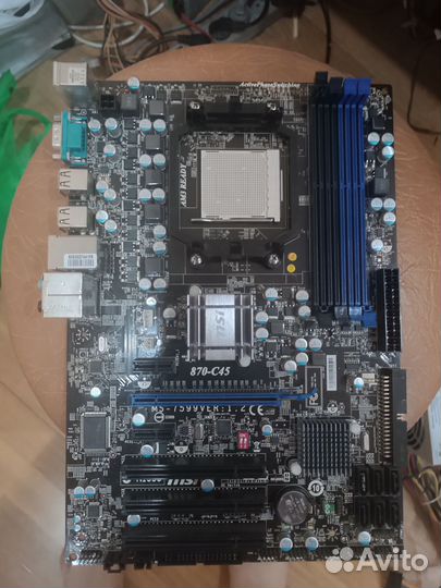 Материнская плата ам3 в сборе рабочая