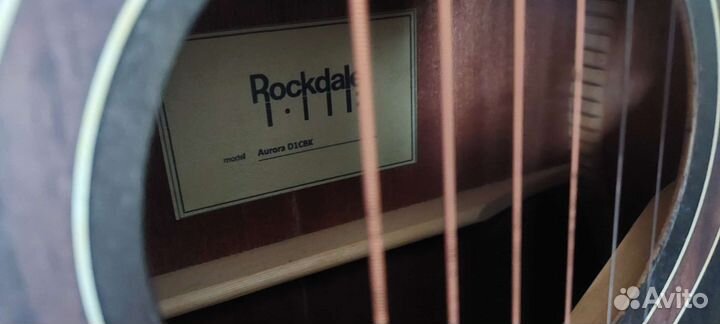 Акустическая гитара Rockdale + чехол Flight