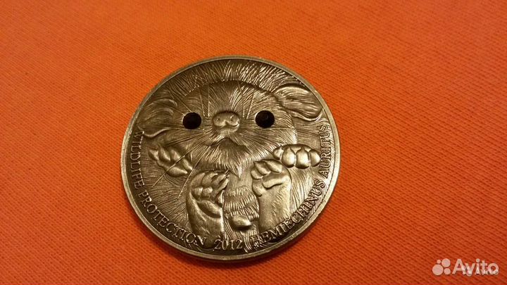 Монголия. Ушастый еж.500 тугриков 2012 год