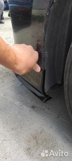 Накладки переднего бампера Toyota Camry V70