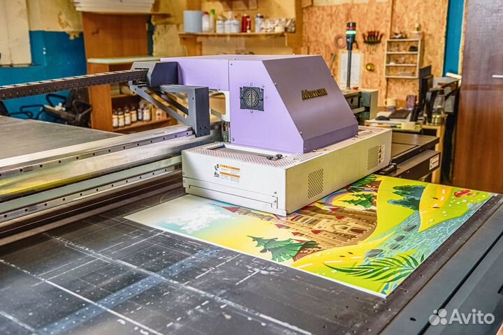 Уф Печать на плоских поверхностях