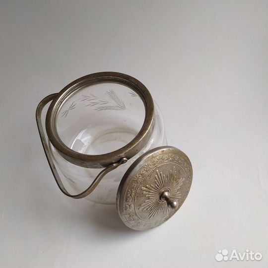 Сахарница стекло СССР