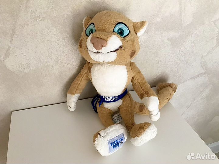 Мягкая игрушка Леопард Сочи 2014