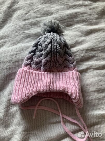 Шапка зимняя для девочки 50 52