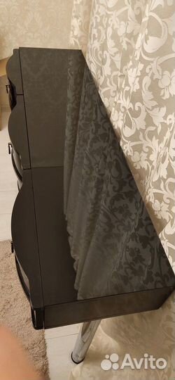 Стол-стойка черная