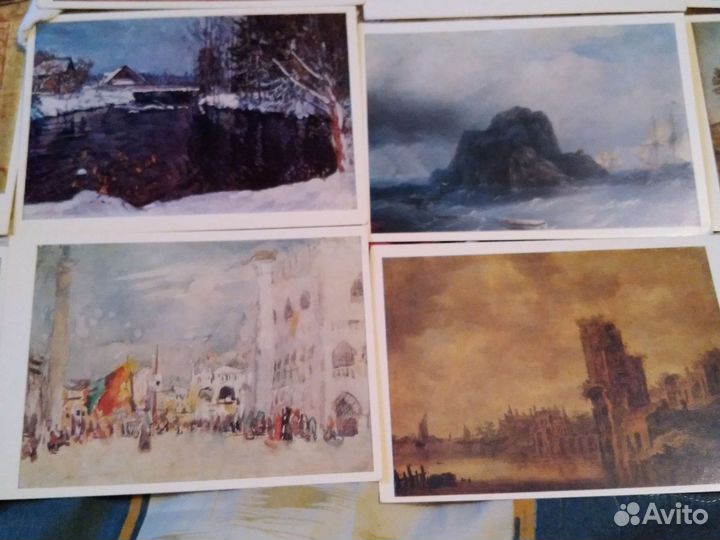 Открытки картины разных художников