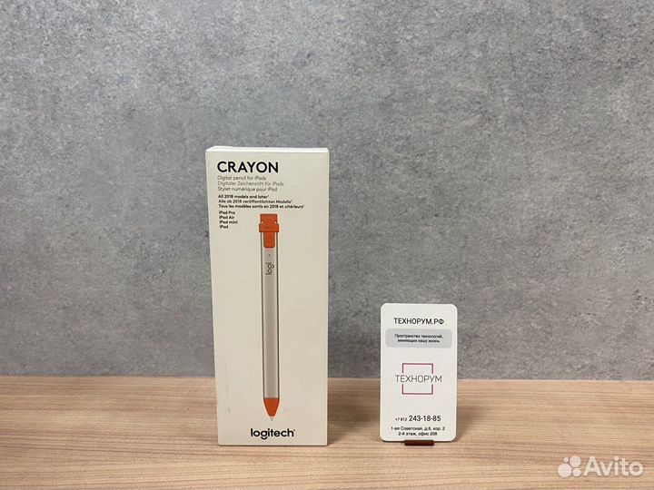 Стилус Logitech Crayon 914-000034-u1