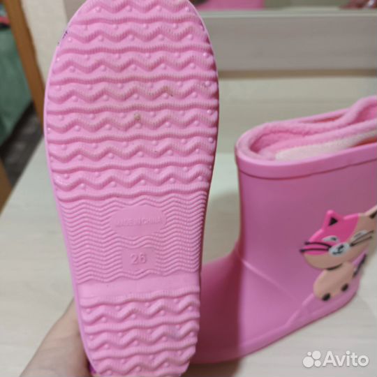 Резиновые сапоги для девочек