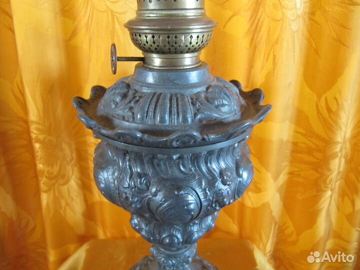 Старинная керосиновая лампа конец хiх начало хх в