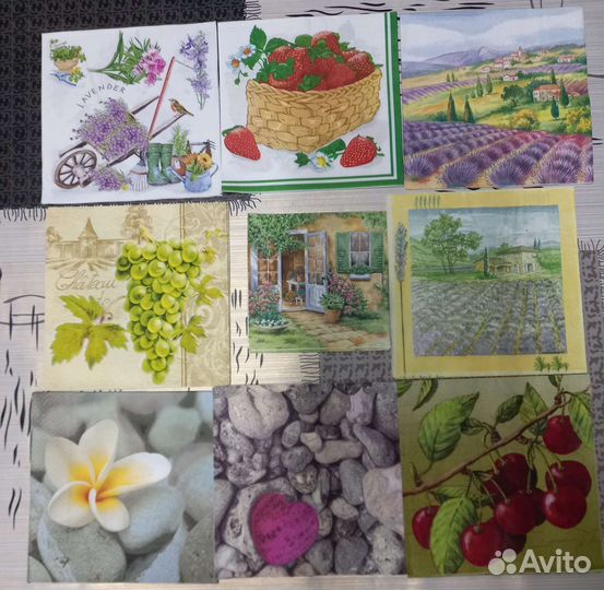 2.Салфетки декупаж