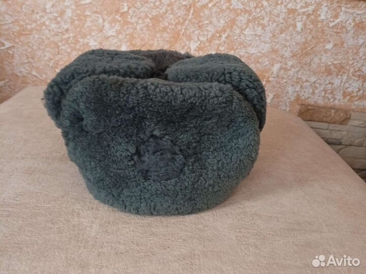 Шапка ушанка натуральный мех 56