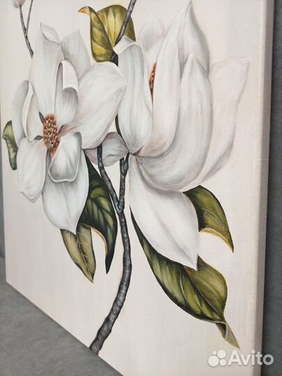 Картина акрил на холсте Магнолии