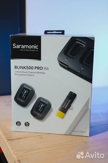 Saramonic Blink500 Pro B6 TX+TX+rxuc радиосистема