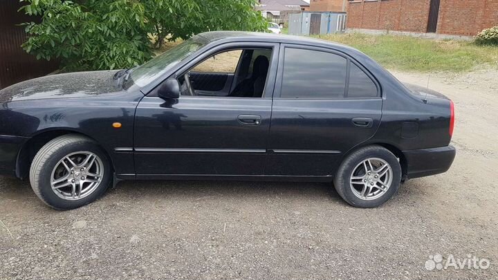 Hyundai Accent 1.4 МТ, 2006, 155 045 км