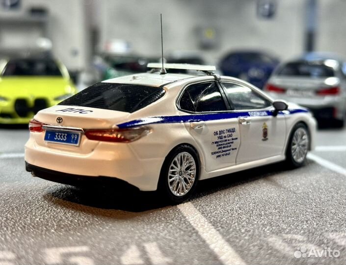 Модель Toyota Camry дпс Полиция 1:43