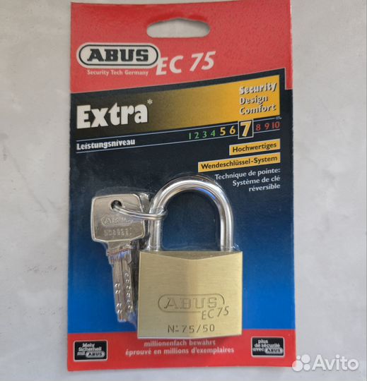 Замок навесной abus Германия