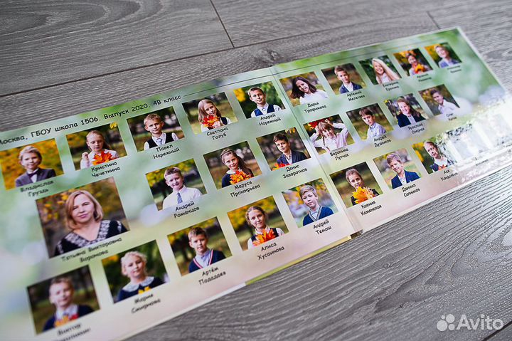 Выпускные фотоальбомы школа и детский сад