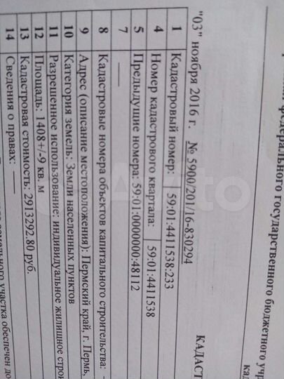 Участок 14 сот. (ИЖС)